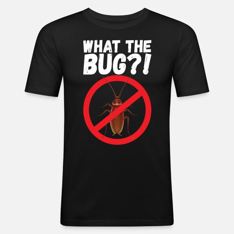 Pest Control Exterminator - Men's Slim Fit T-Shirt - black