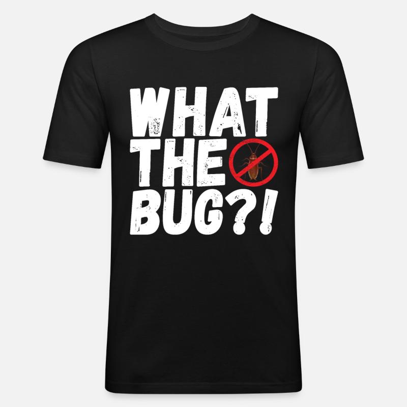 Pest Control Exterminator - Men's Slim Fit T-Shirt - black