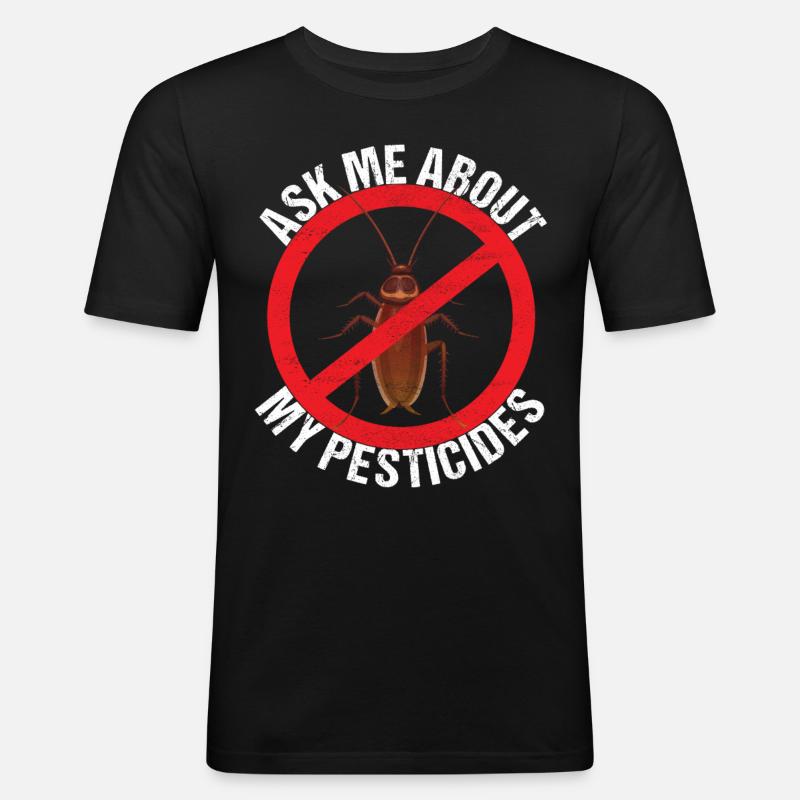 Pest Control Exterminators - Men's Slim Fit T-Shirt - black