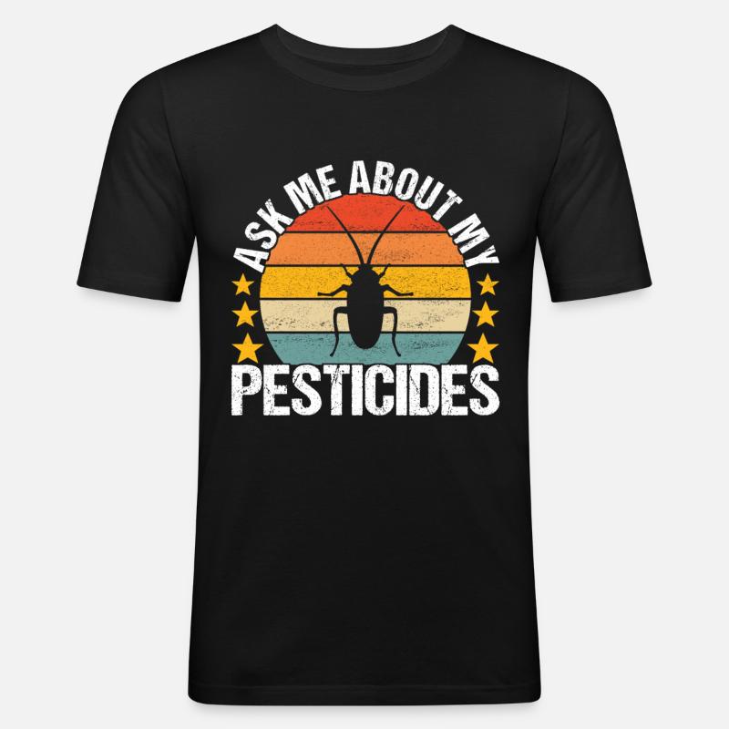 Pest Control Exterminators - Men's Slim Fit T-Shirt - black