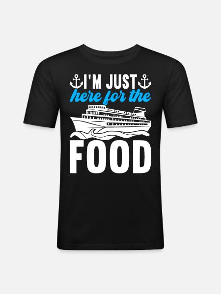Croisière Vacances Bateau de croisière - T-shirt près du corps Homme - noir