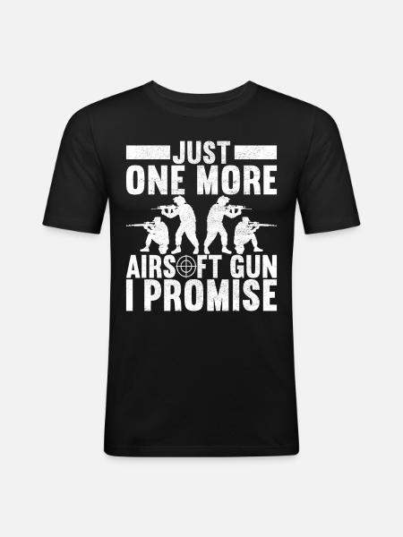 Airsoft Gun Airsoft Hobby - Men's Slim Fit T-Shirt - black