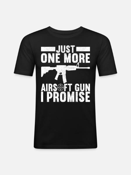 Airsoft Gun Airsoft Hobby - Men's Slim Fit T-Shirt - black