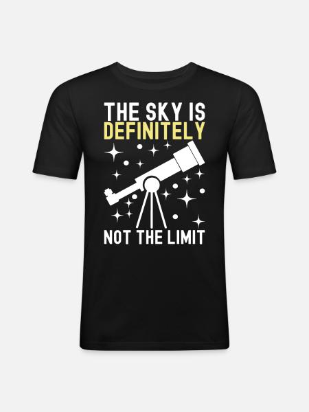 Atronome Astronomy - Men's Slim Fit T-Shirt - black