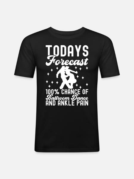 Ballroom Dance Ballroom Dancers Ballroom Dancers - Men's Slim Fit T-Shirt - black