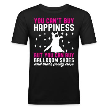Ballroom Dance Ballroom Dancers Ballroom Dancers - Men's Slim Fit T-Shirt - black - Front - Nik (191cm)