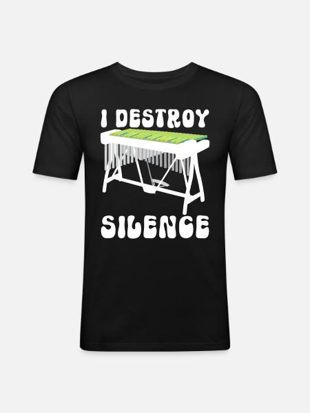 Vibraphon, vibraphonist - Men's Slim Fit T-Shirt - black