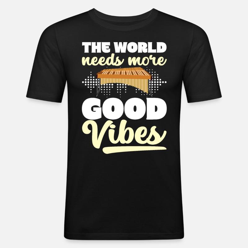 Vibraphon, vibraphonist - Men's Slim Fit T-Shirt - black