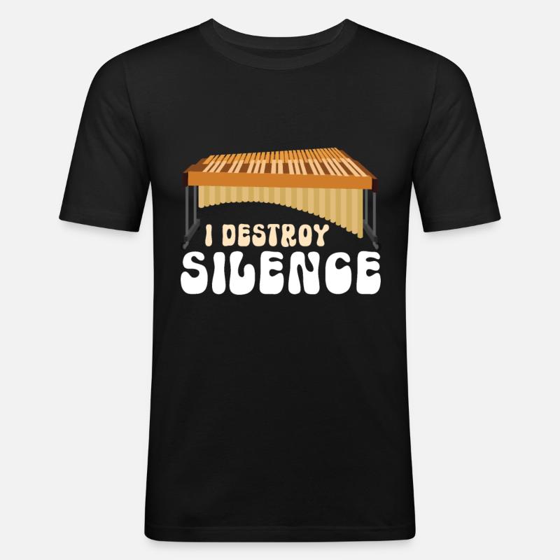 Vibraphon, vibraphonist - Men's Slim Fit T-Shirt - black