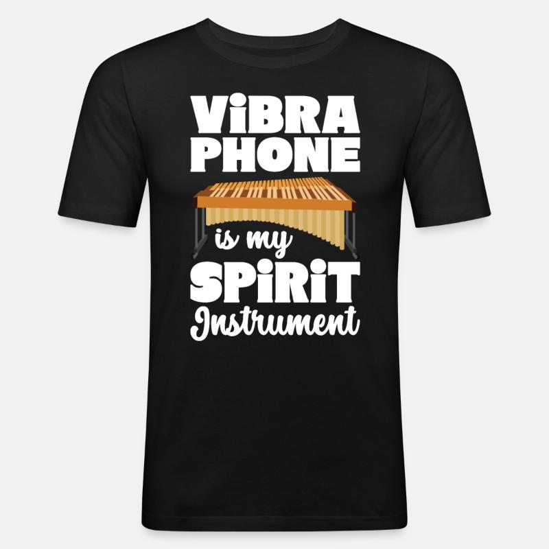 Vibraphon, vibraphonist - Men's Slim Fit T-Shirt - black