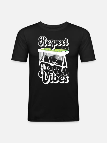 Vibraphon, vibraphonist - Men's Slim Fit T-Shirt - black