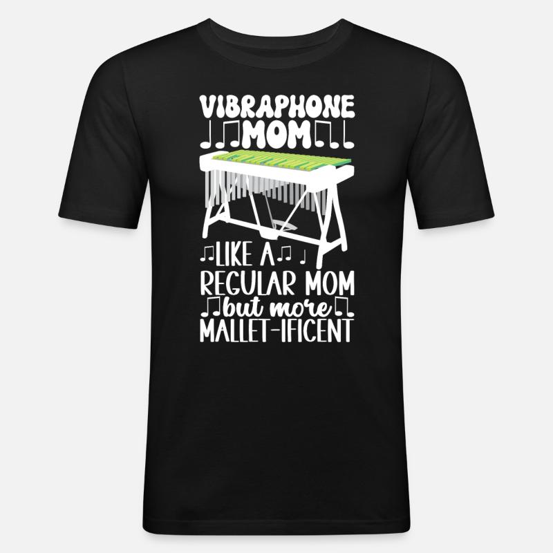 Vibraphon, vibraphonist - Men's Slim Fit T-Shirt - black