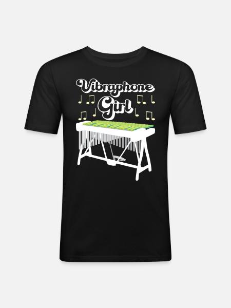 Vibraphon, vibraphonist - Men's Slim Fit T-Shirt - black