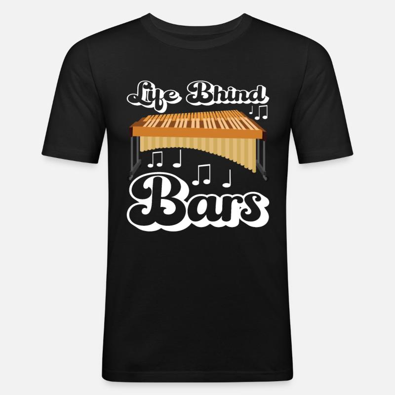 Vibraphon, vibraphonist - Men's Slim Fit T-Shirt - black