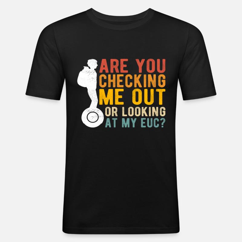 EUC Monowheel - Men's Slim Fit T-Shirt - black