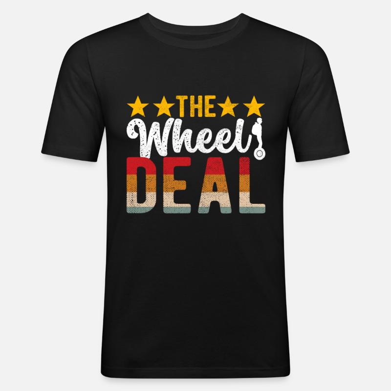 EUC Monowheel - Men's Slim Fit T-Shirt - black
