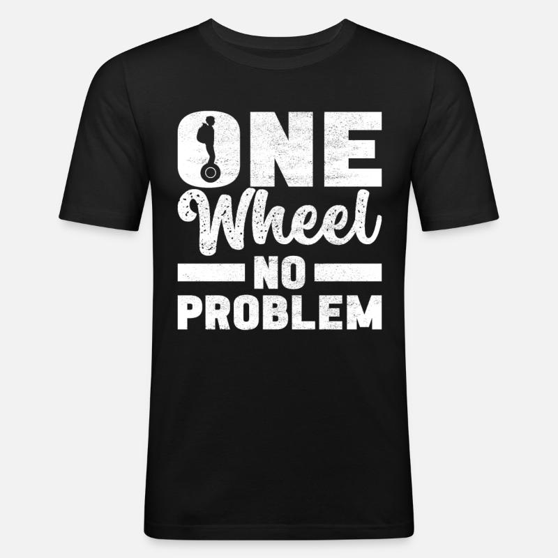EUC Monowheel - Men's Slim Fit T-Shirt - black