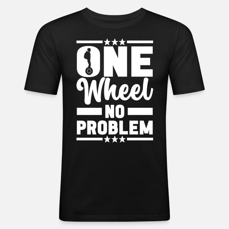 EUC Monowheel - Men's Slim Fit T-Shirt - black