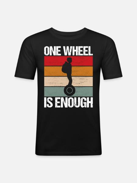 EUC Monowheel - Men's Slim Fit T-Shirt - black