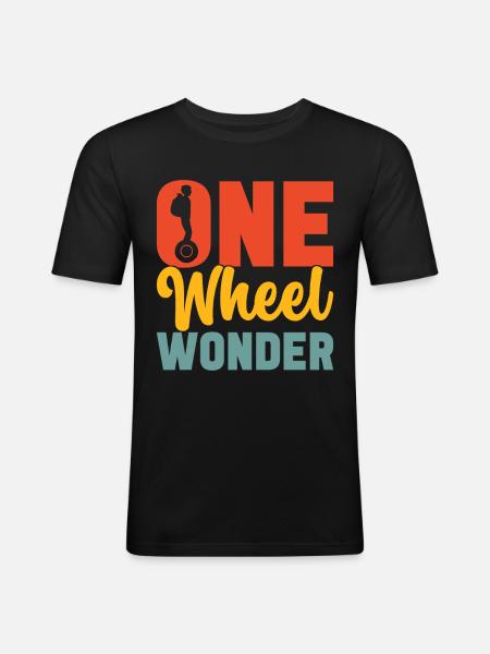 EUC Monowheel - Men's Slim Fit T-Shirt - black