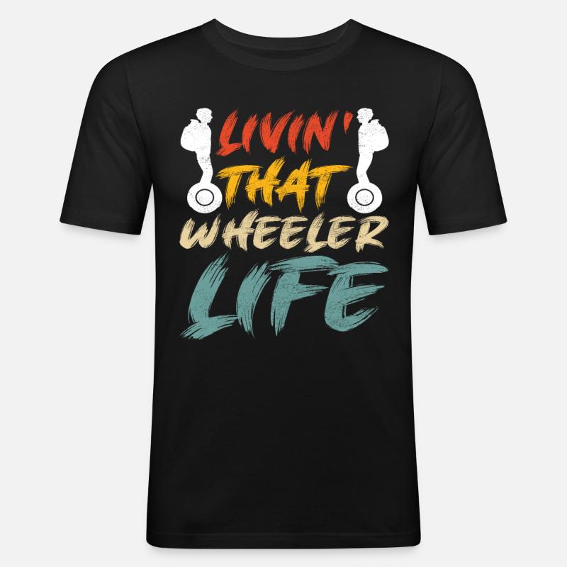 EUC Monowheel - Men's Slim Fit T-Shirt - black