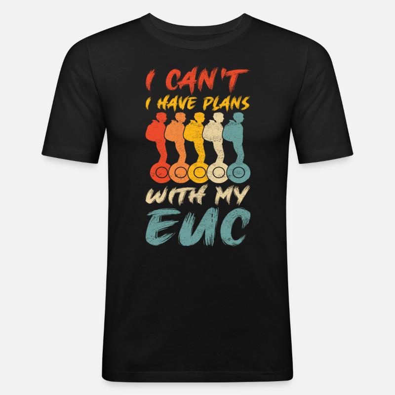EUC Monowheel - Men's Slim Fit T-Shirt - black