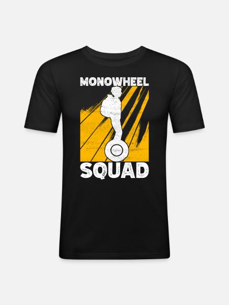 EUC Monoroue - T-shirt près du corps Homme - noir