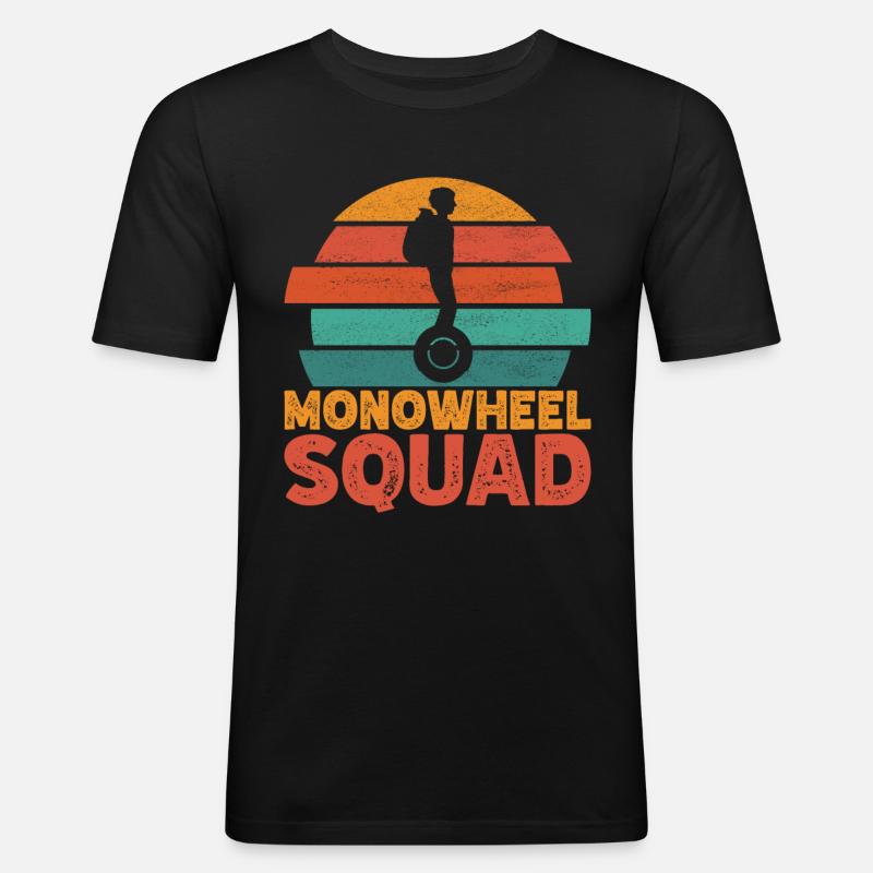 EUC Monoroue - T-shirt près du corps Homme - noir