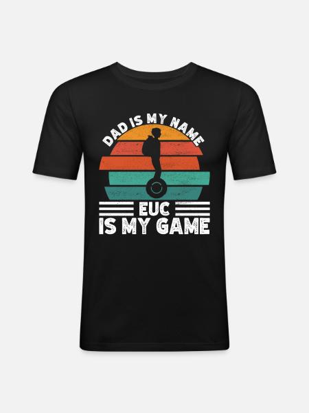 EUC Monowheel - Men's Slim Fit T-Shirt - black