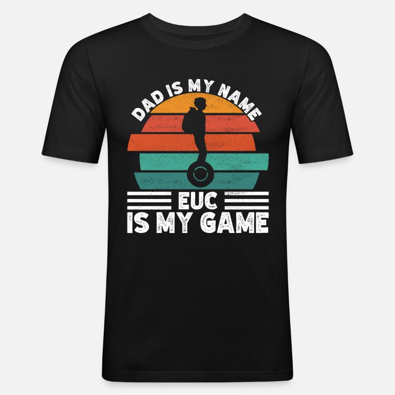EUC Monowheel - Men's Slim Fit T-Shirt - black