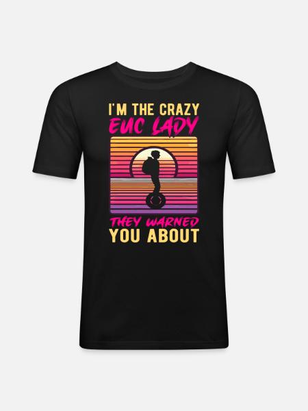 EUC Monowheel - Men's Slim Fit T-Shirt - black