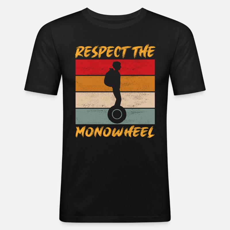 EUC Monowheel - Men's Slim Fit T-Shirt - black