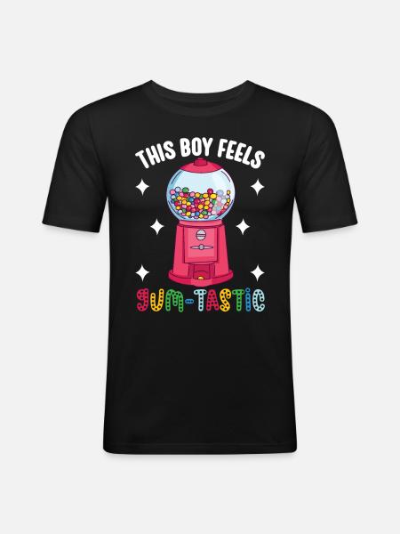 Gumball Machine Chewing Gum Machine - Men's Slim Fit T-Shirt - black