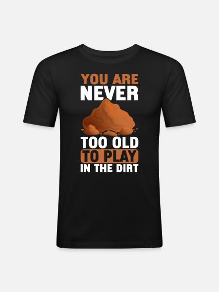 Bodenwissenschaftler Soil Science - Men's Slim Fit T-Shirt - black