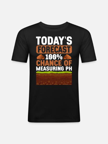 Bodenwissenschaftler Soil Science - Men's Slim Fit T-Shirt - black