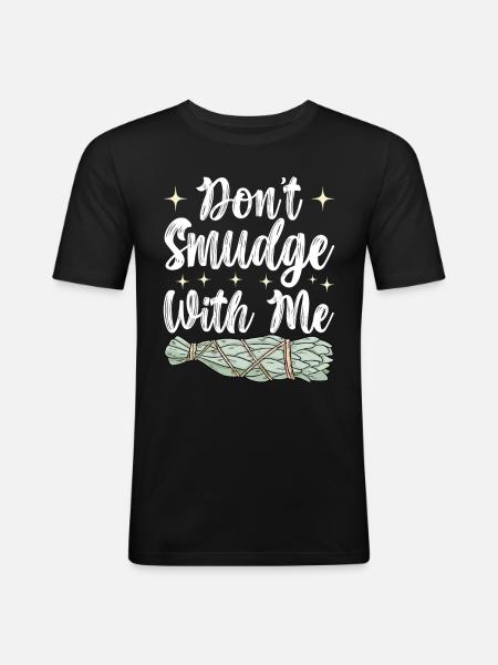 Herbs Incense Smudging Spiritual - Men's Slim Fit T-Shirt - black