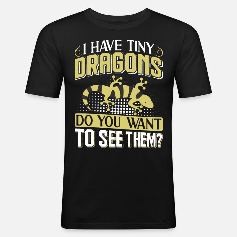 Newt - Men's Slim Fit T-Shirt - black