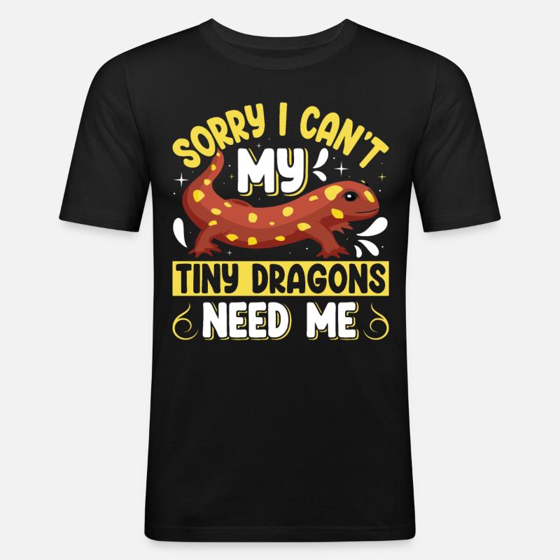 Triton - T-shirt près du corps Homme - noir