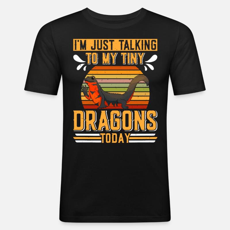 Newt - Men's Slim Fit T-Shirt - black