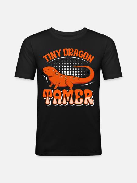 Triton - T-shirt près du corps Homme - noir