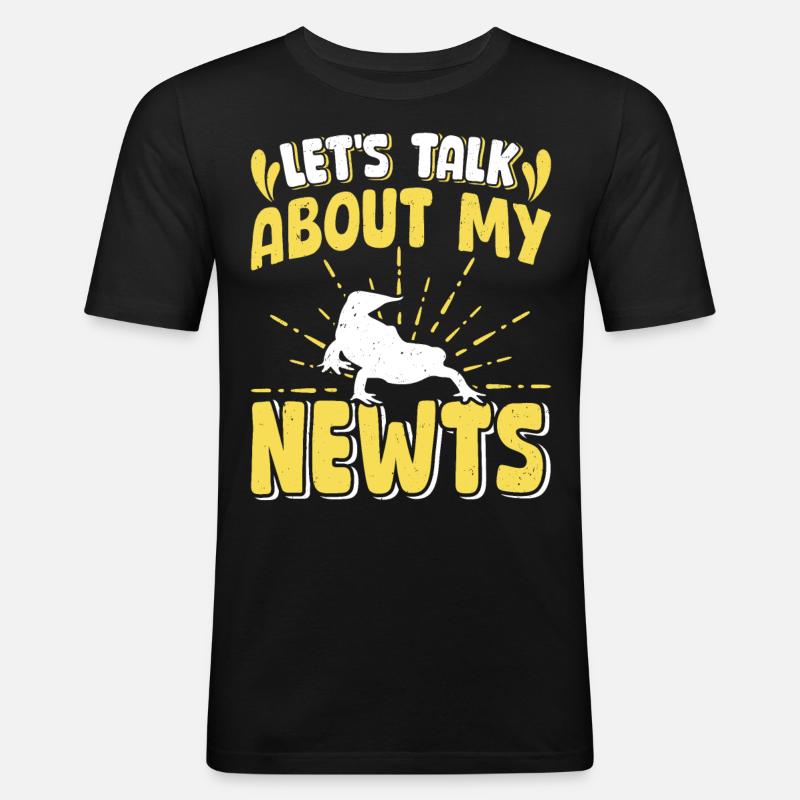 Newt - Men's Slim Fit T-Shirt - black