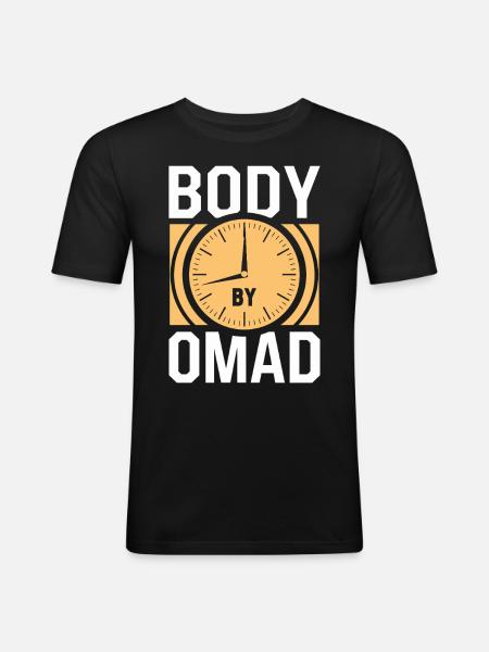 Intermittent fasting Intermittent fasting - Men's Slim Fit T-Shirt - black
