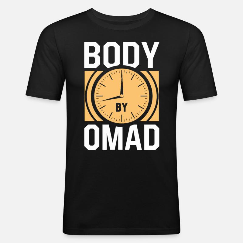 Intermittent fasting Intermittent fasting - Men's Slim Fit T-Shirt - black
