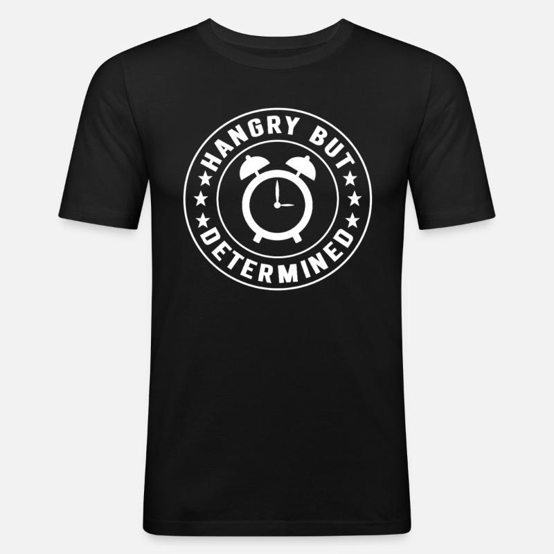 Intermittent fasting Intermittent fasting - Men's Slim Fit T-Shirt - black