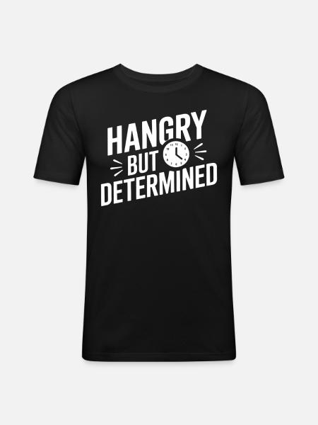 Intermittent fasting Intermittent fasting - Men's Slim Fit T-Shirt - black