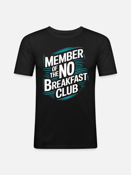 Intermittent fasting Intermittent fasting - Men's Slim Fit T-Shirt - black
