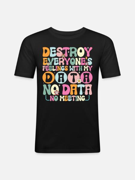Psychologue scolaire - T-shirt près du corps Homme - noir