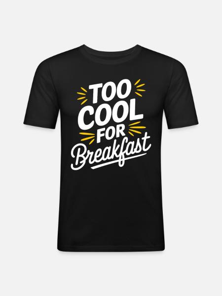 Intermittent fasting Intermittent fasting - Men's Slim Fit T-Shirt - black