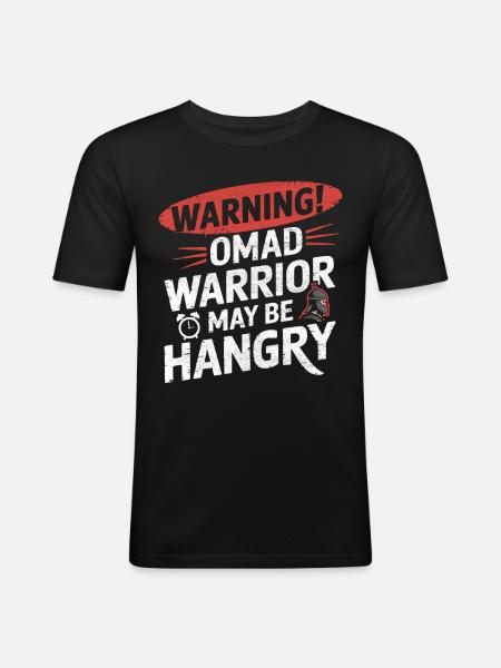 Intermittent fasting Intermittent fasting - Men's Slim Fit T-Shirt - black