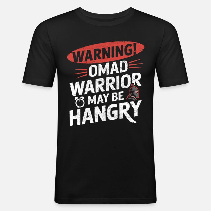 Intermittent fasting Intermittent fasting - Men's Slim Fit T-Shirt - black